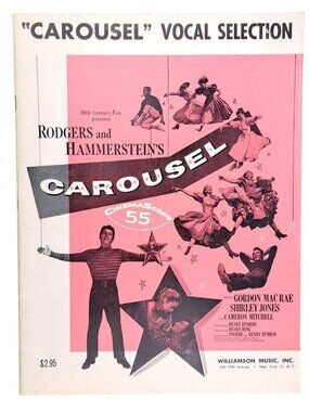 Vintage Carousel Vocal Selection Sheet Music Book Rodgers Hammerstein 1945 Jones